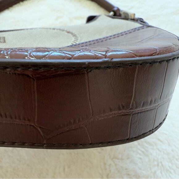 PRADA hobo canvas bag Vintage Authentic - Picture 5 of 13